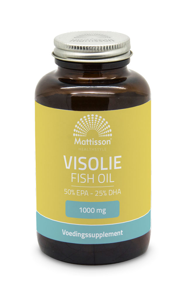 Omega 3 Visolie 1000 mg - 50% EPA & 25% DHA - 60 capsules - Mattisson