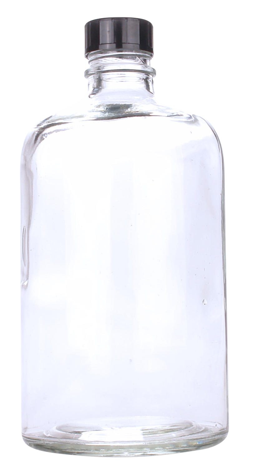 Farmaceutische Reagent Fles - 2.5 liter - Helder Glas - Met Schroefdop 
