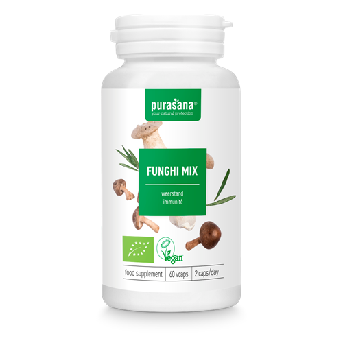 Funghi Mix - 60 Capsules - BIO VEGAN - Purasana