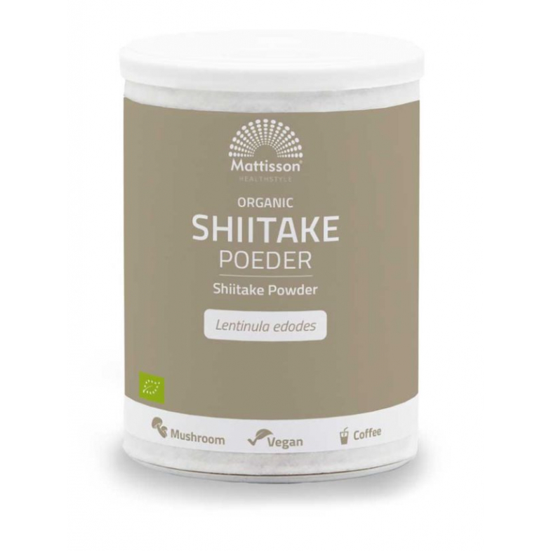 Biologisch Shiitake poeder - 100 gram - Mattisson