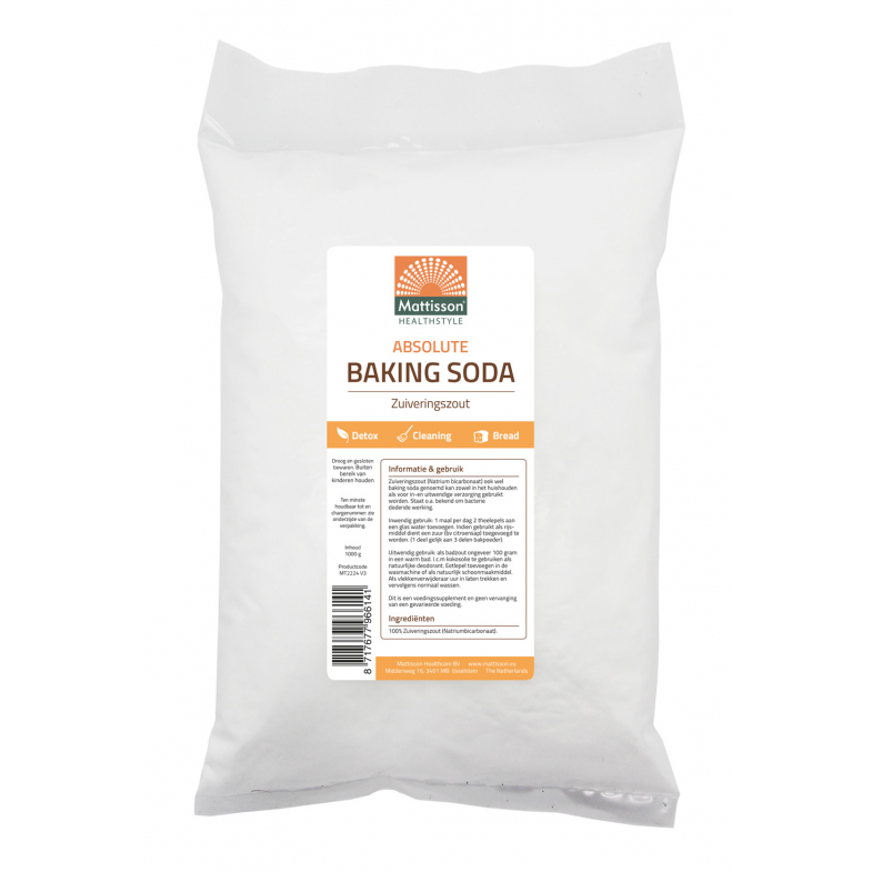 Baking Soda - Zuiveringszout - 1000g - Mattisson