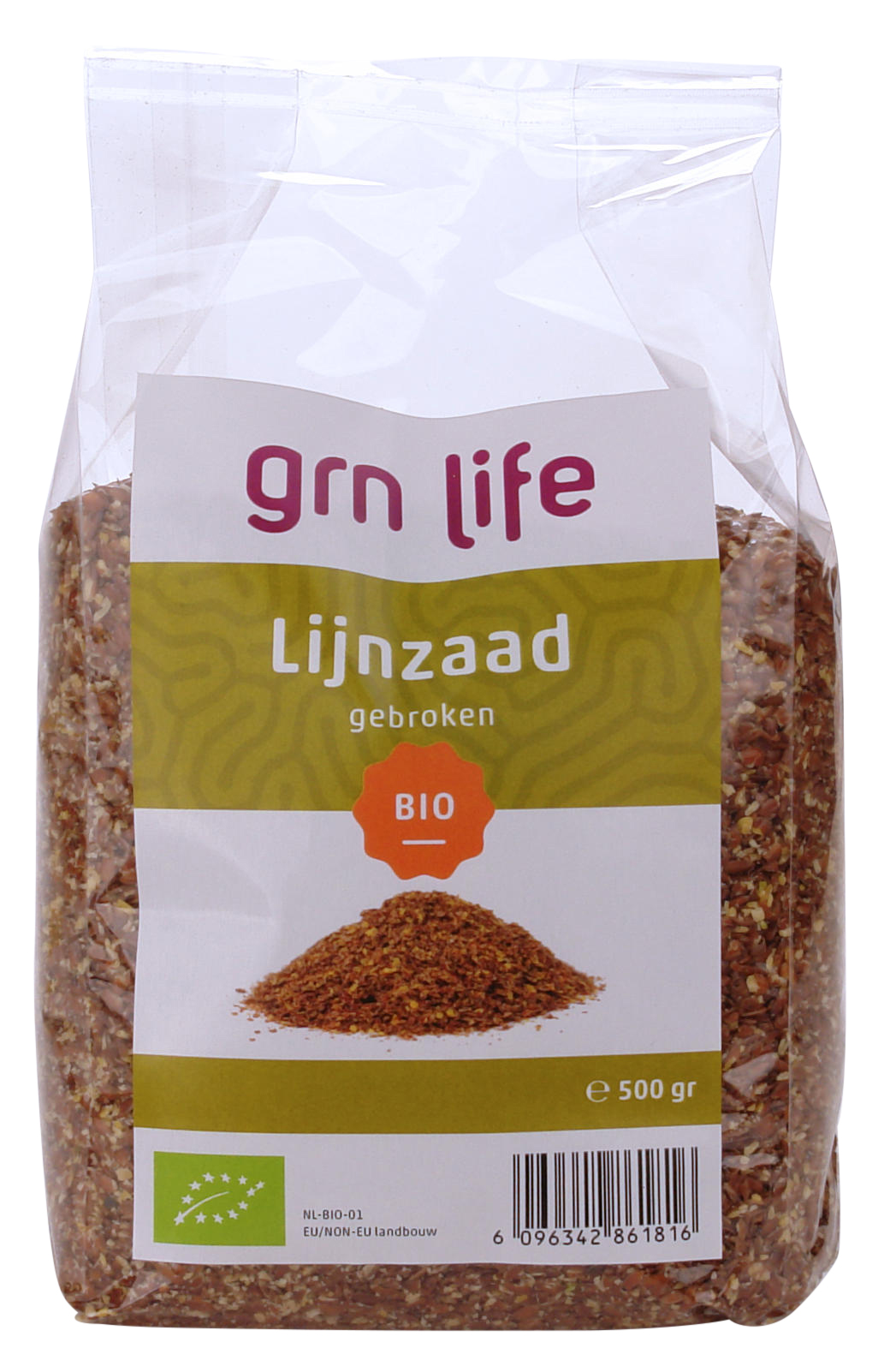 Graines de lin moulues BIO - 500g - GRN LIFE