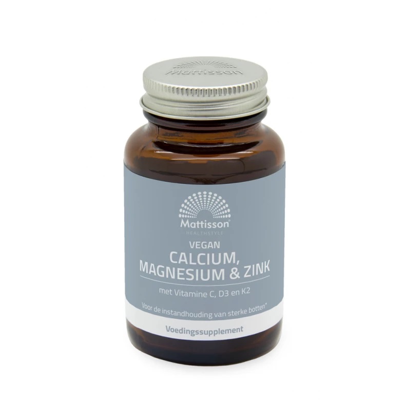 Calcium, Magnésium et Zinc - 90 comprimés - Mattisson