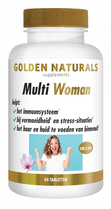 Multi Woman - 60 tabletten - Golden Naturals