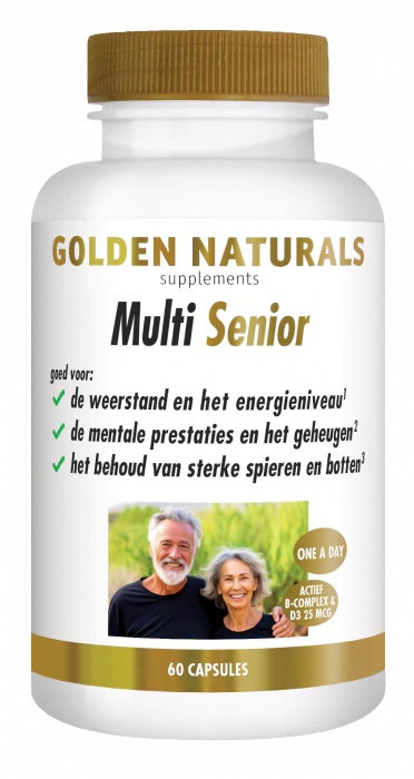 Multi Senior - 60vcaps - Golden Naturals
