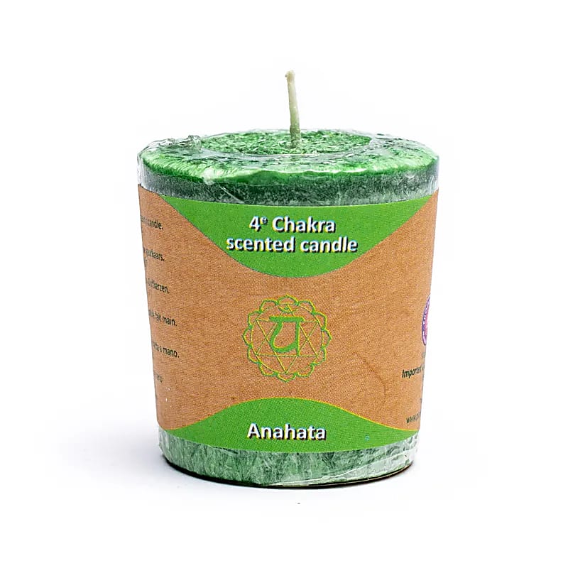 Votief Geurkaarsje 4e Chakra