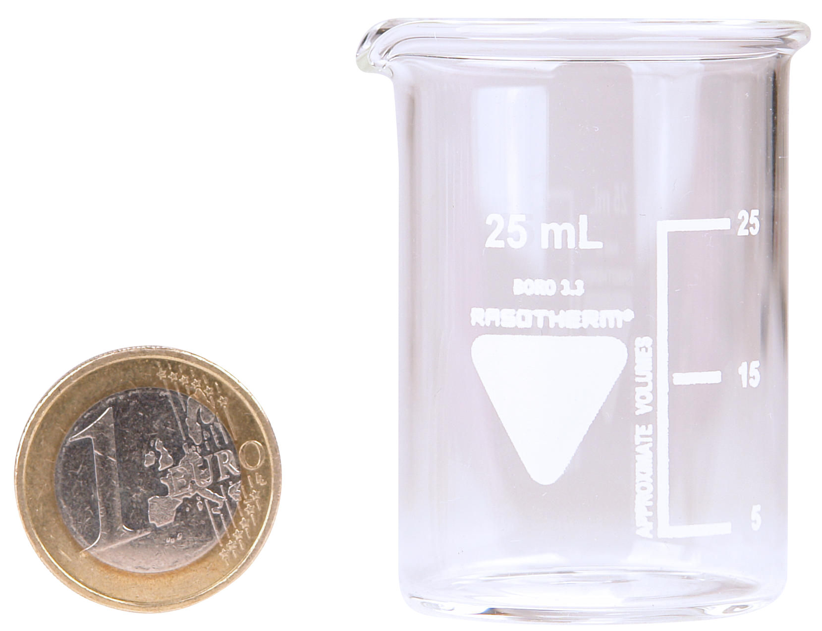 Maatbeker van Glas Vuurvast - 25ml