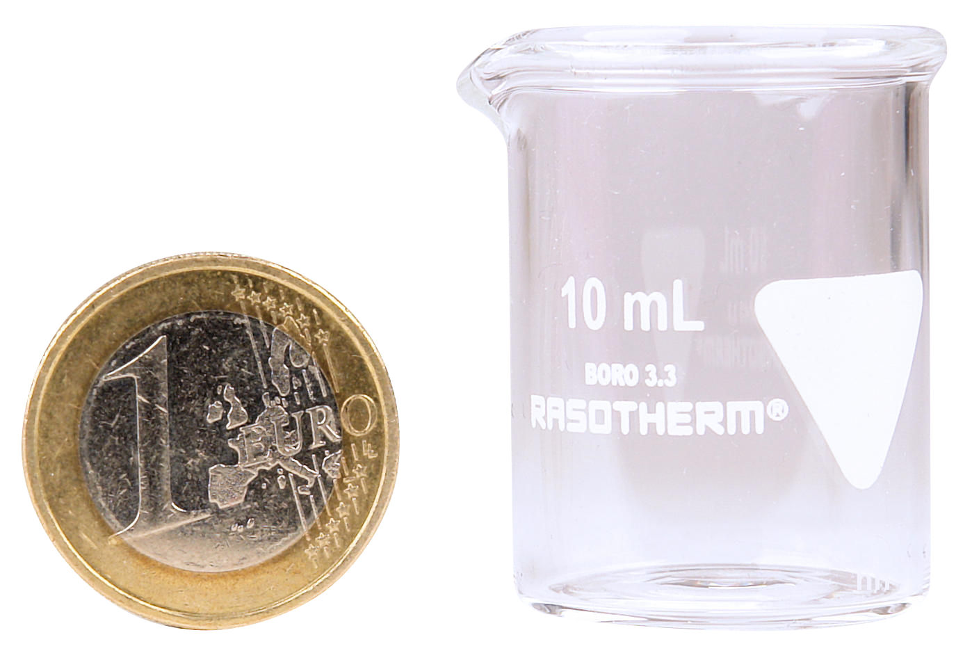Maatbeker van Glas Vuurvast - 10ml