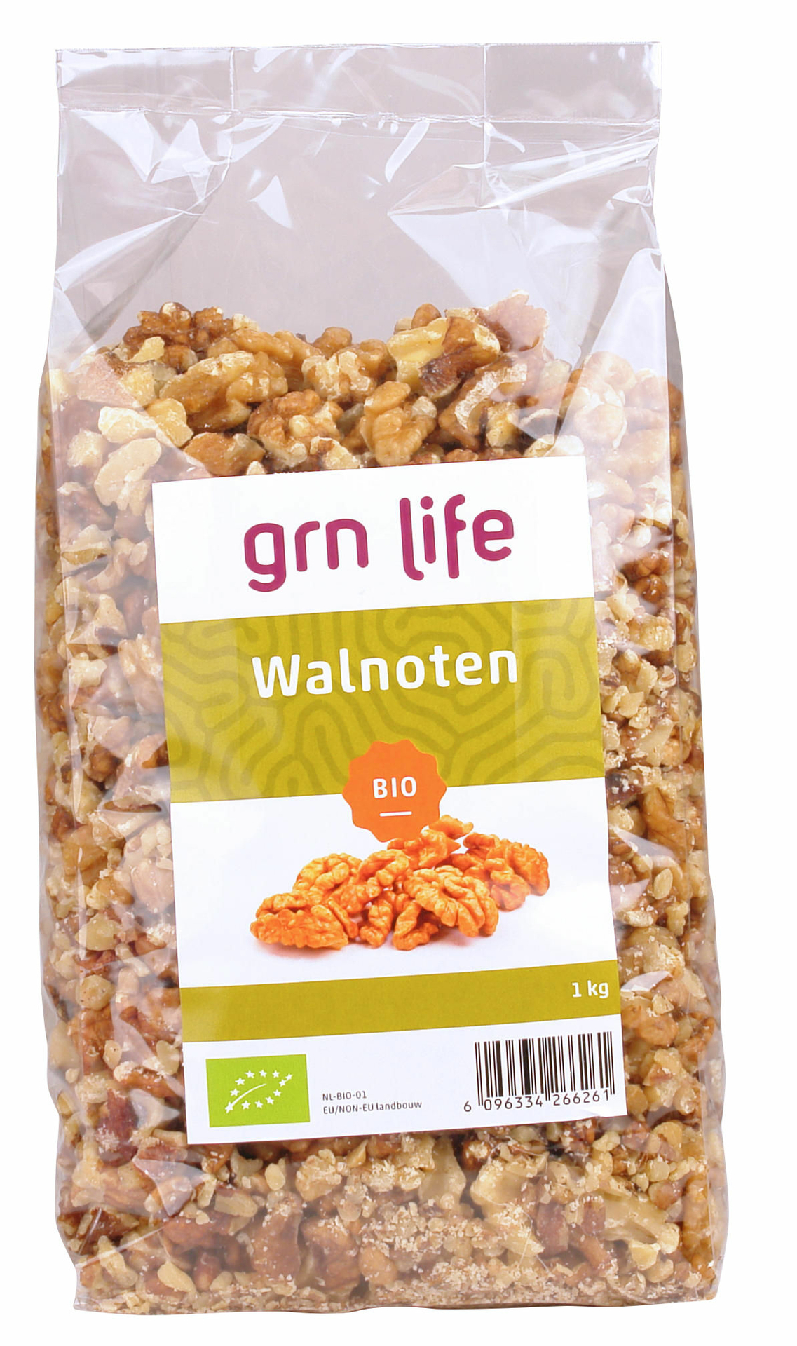 Biologische Ongezouten en Ongeroosterde Walnoten