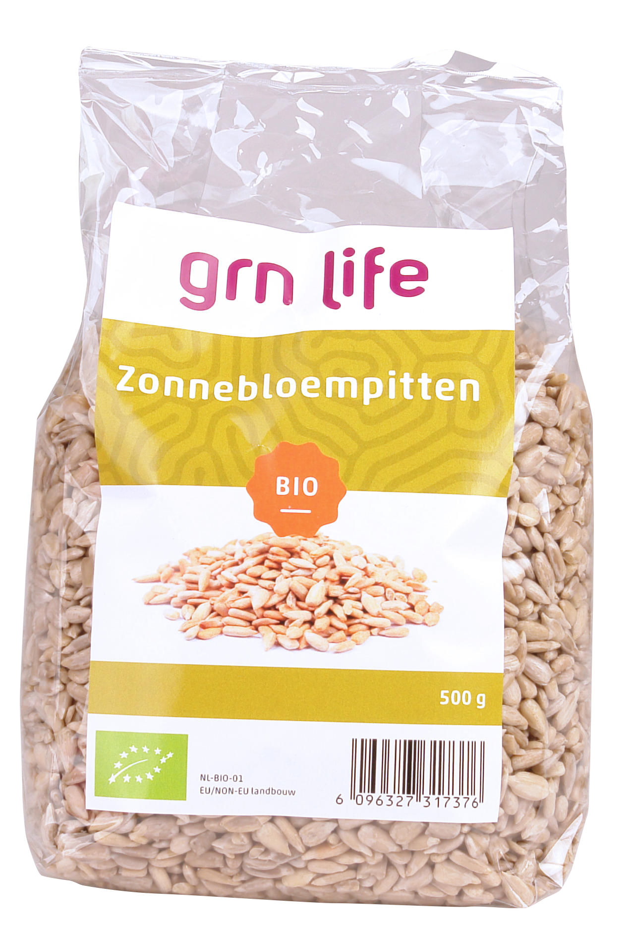 Biologische Ongezouten en Ongeroosterde Zonnebloempitten