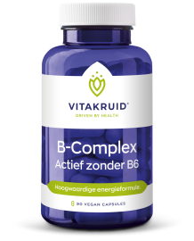 B-Complex Actief zonder Vitamine B6 - 90 capsules - Vitakruid