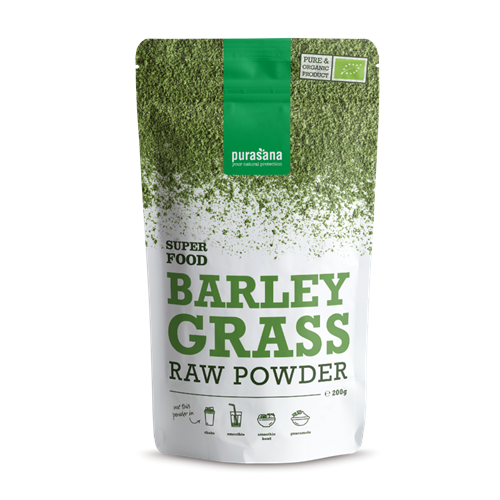 Barley Grass Raw Poeder (Gerstegras) BIO - 200g - Purasana