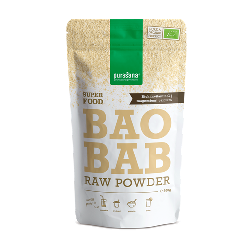 Baobab Raw Poeder BIO - 200g - Purasana