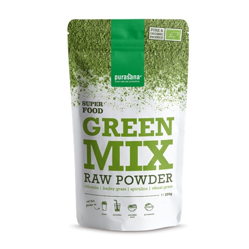 Green Mix Poeder BIO - 200g - Purasana