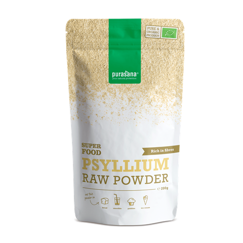 Psyllium Raw Poeder BIO - 200g -  Purasana