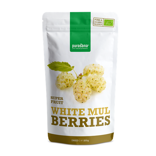 White Mulberries / Moerbeien BIO - 200g - Purasana