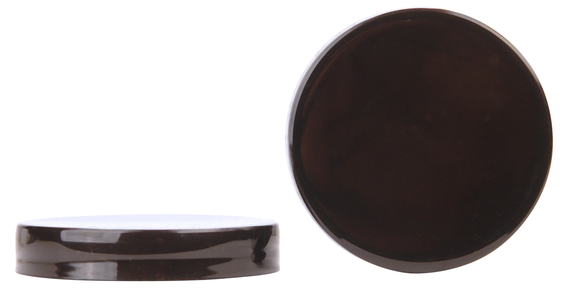 Deksel voor Zalfpot 120ml - 58/400 - Zwart - HOOGGLANS met Inlay