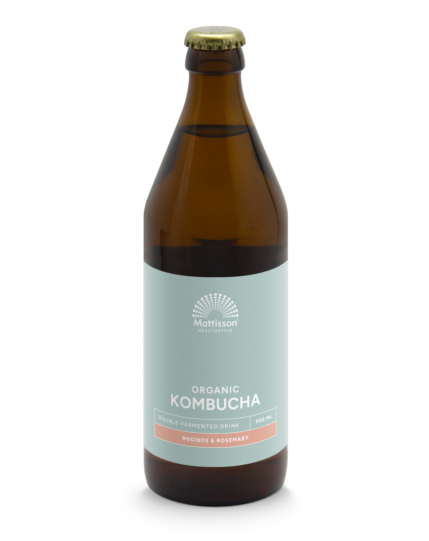 Biologische Kombucha - Rooibos & Rozemarijn - 500 ml - Mattisson