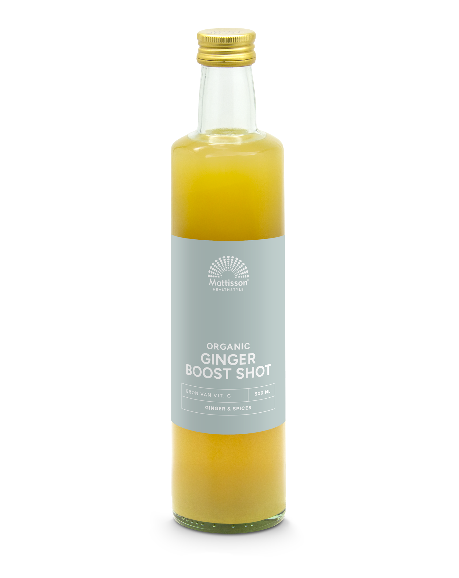 Biologische Ginger+ Boost - Gemberdrank - 500 ml - Mattisson