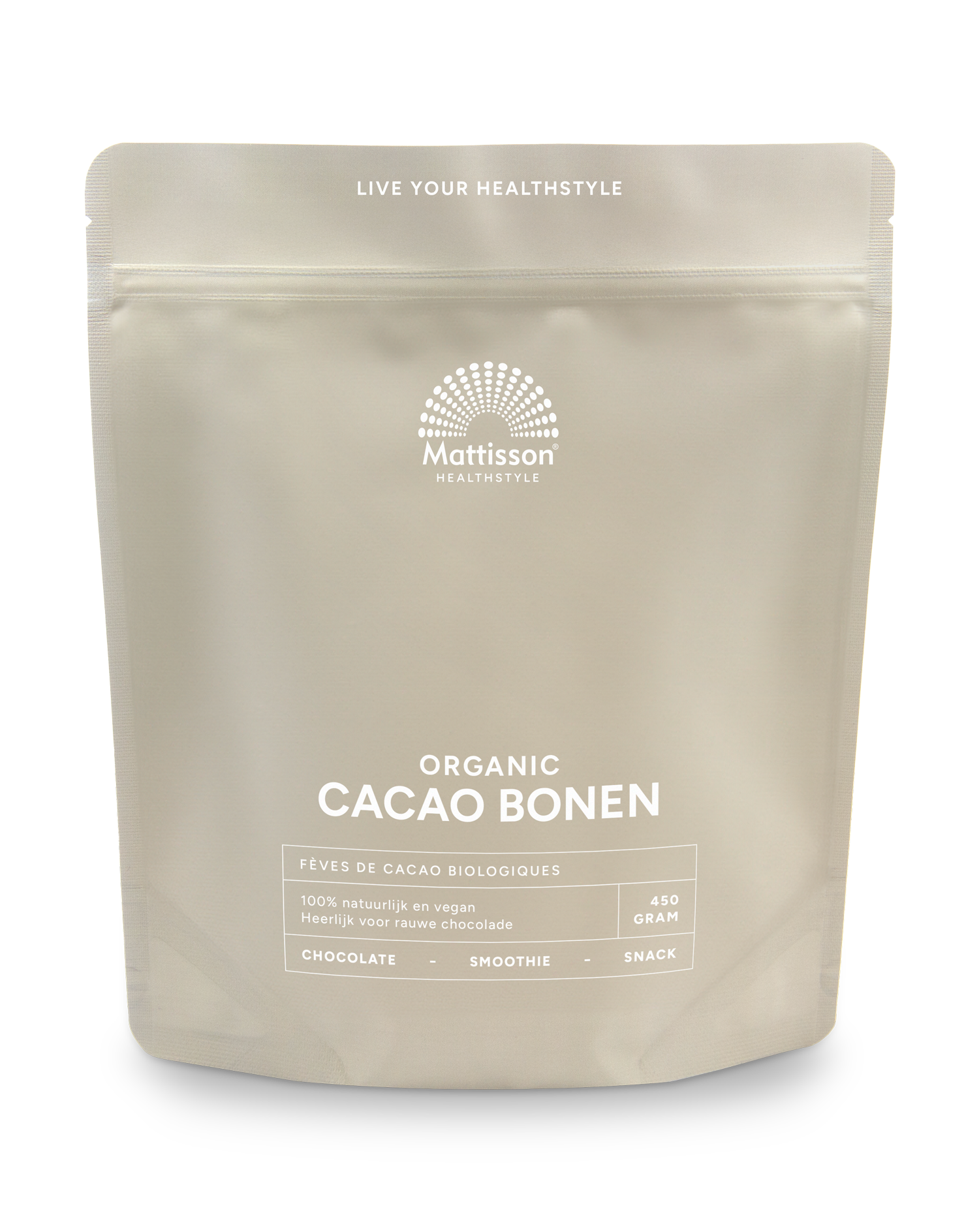 Biologische Rauwe Cacaobonen - 450g - Mattisson