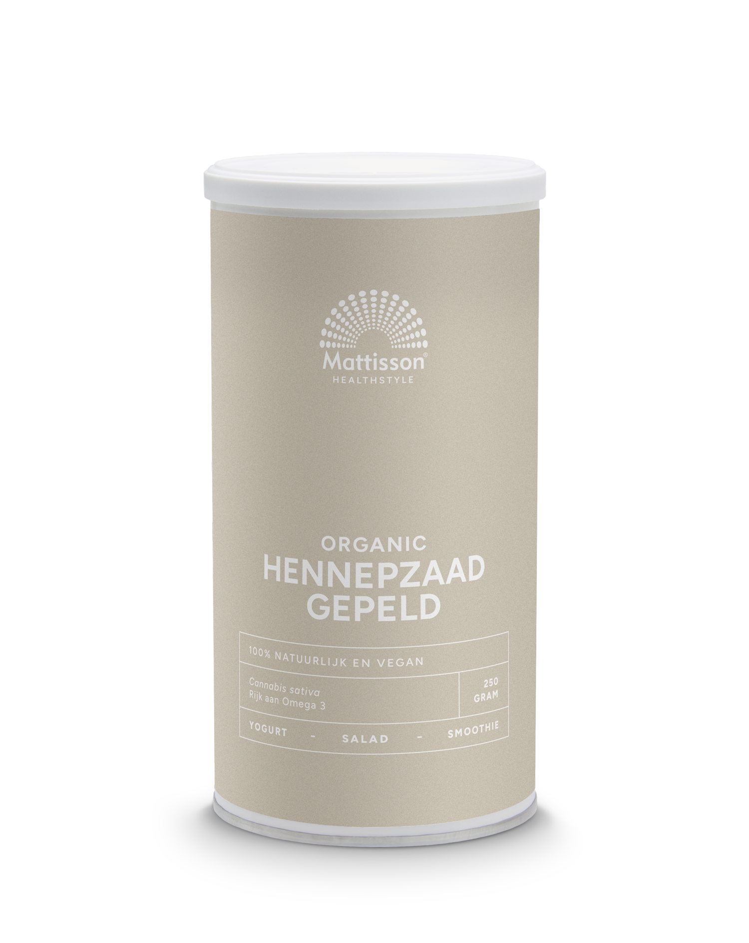 Biologisch Hennepzaad Gepeld - 250 g - Mattisson