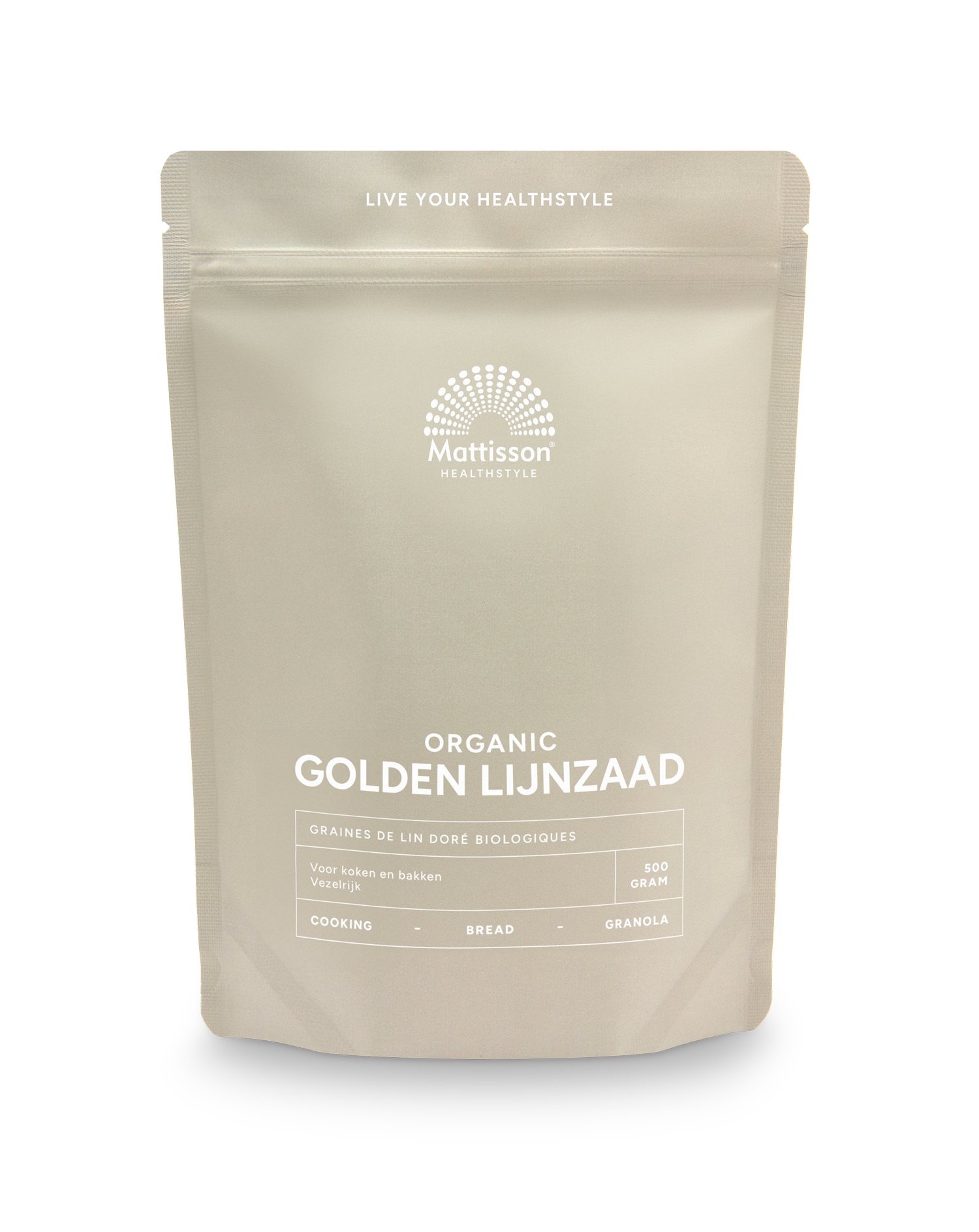  Biologisch Golden Lijnzaad - 500 g - Mattisson 