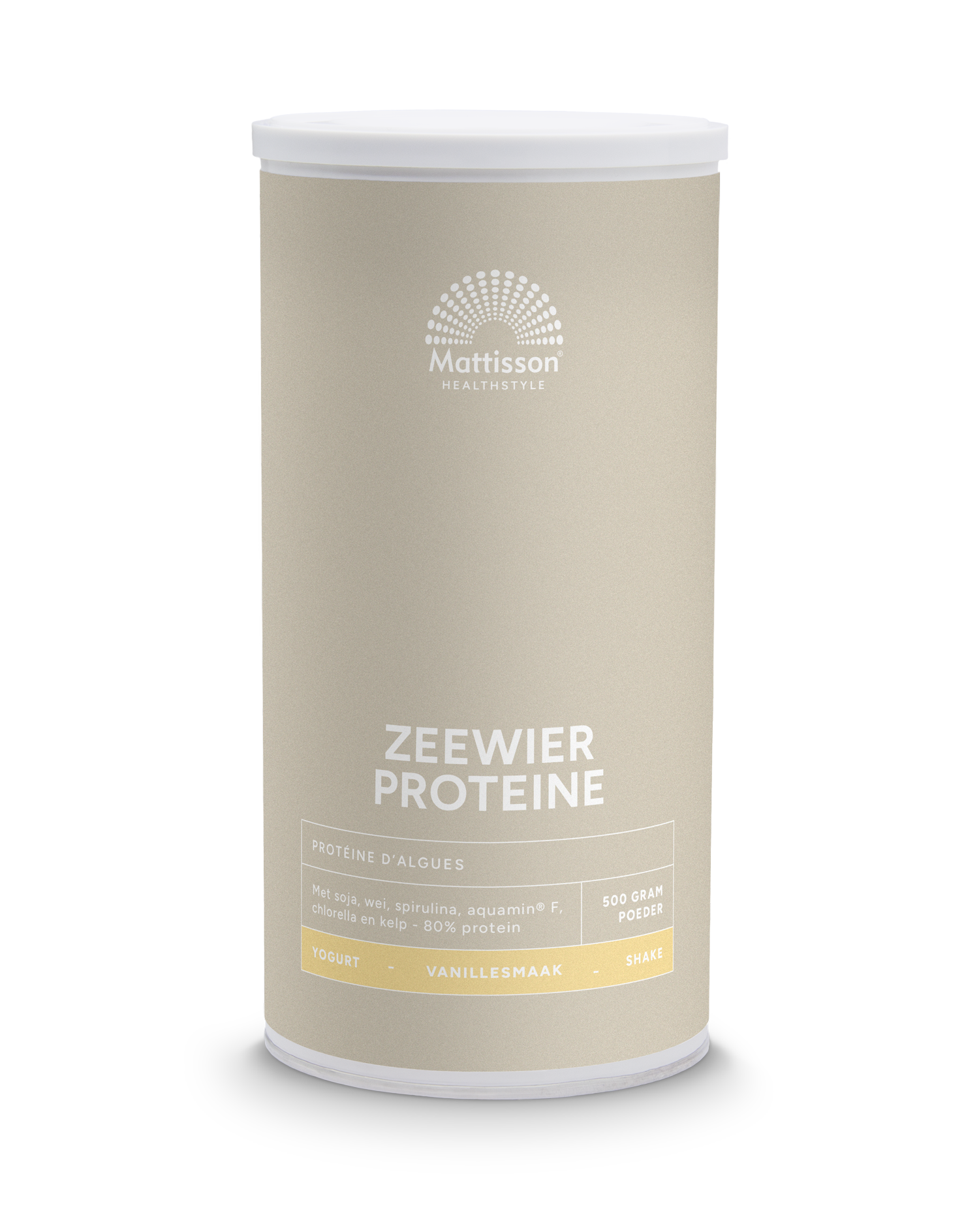 Zeewier Eiwit SuperShake 80%  - 500g - Mattisson