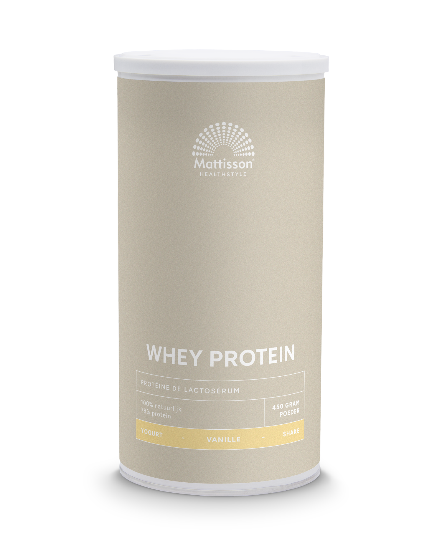 Wei Proteïne Vanille 78% - 450g - Mattisson