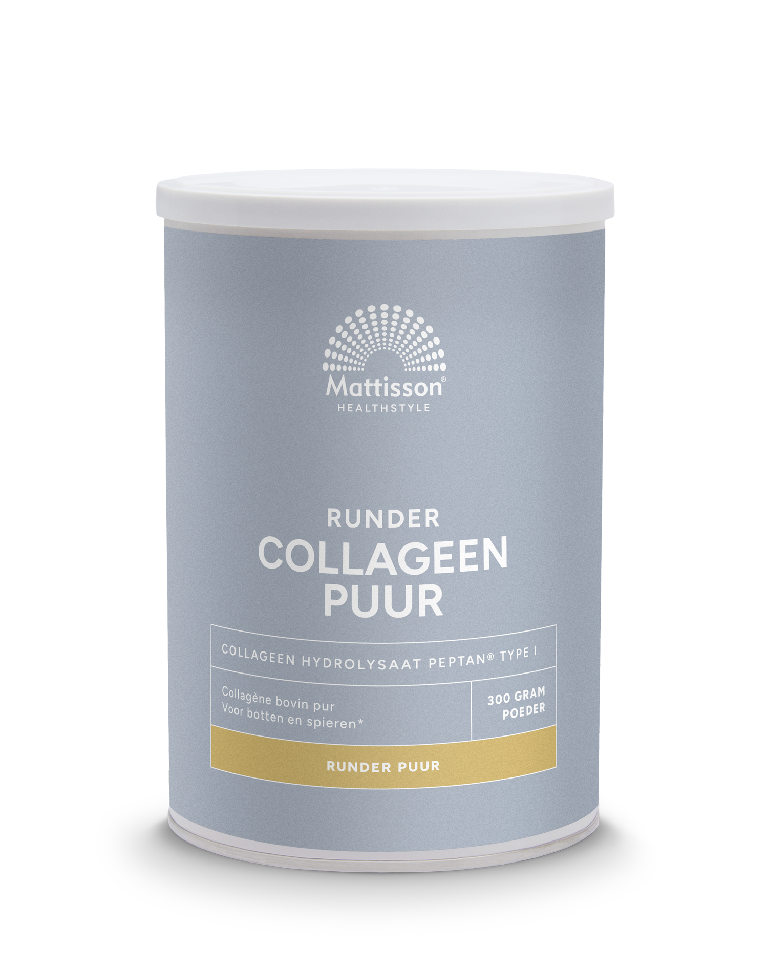 Runder Collageen Poeder Peptan® - 300g - Mattisson