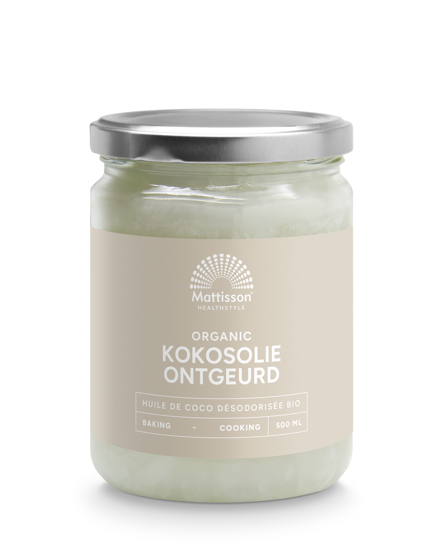 Biologische Kokosolie - Ontgeurd - 500 ml- Mattisson