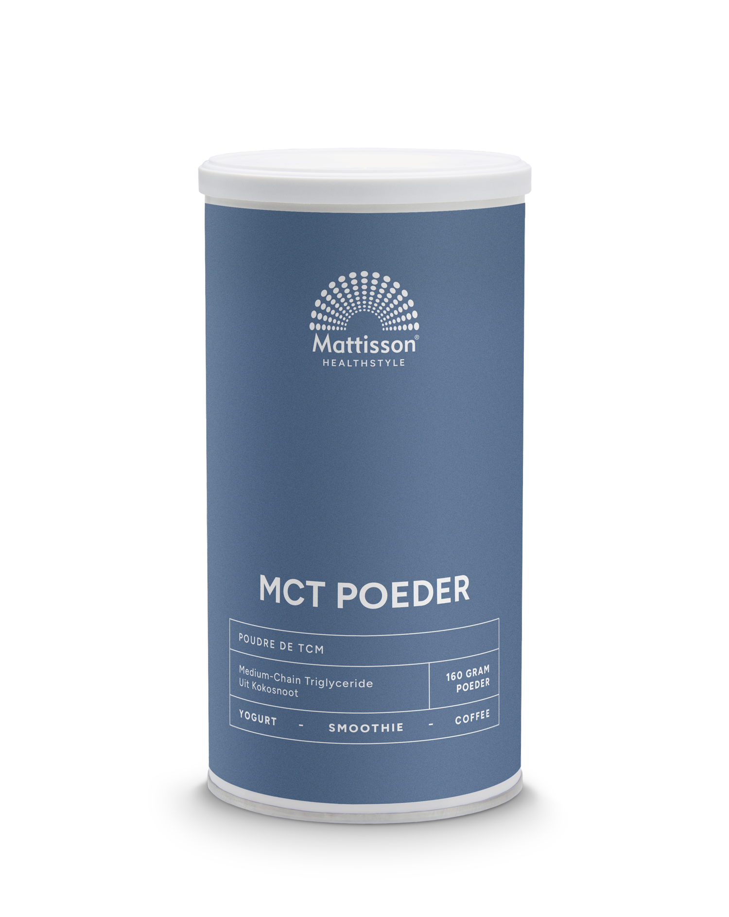 Vegan MCT Poeder &ndash; Coconut Pure - Mattisson 160 gram