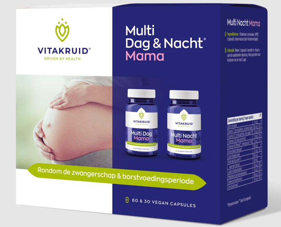 Vitakruid - Multi Dag & Nacht Mama Capsules - 60 & 30 capsules