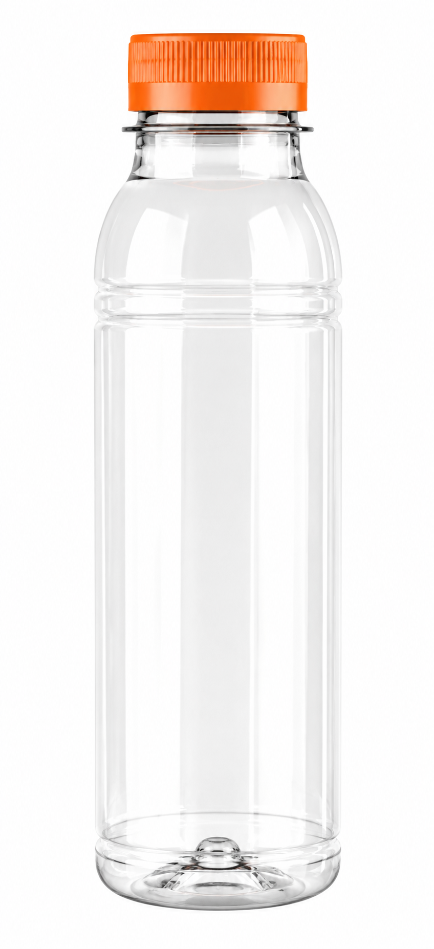330 ml rPET sapfles met oranje draaidop