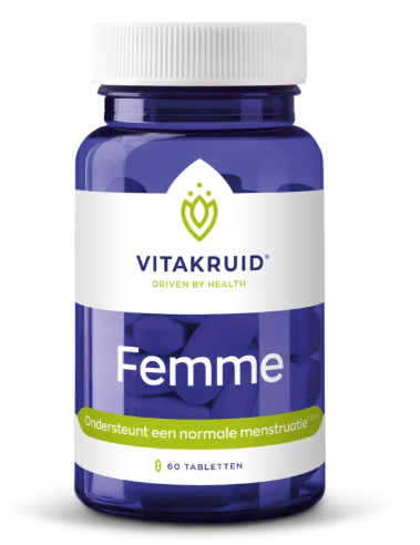 Vitakruid Femme Hormoonsupport voor Vrouwen &ndash; vier gestandaardiseerde kruidenextracten