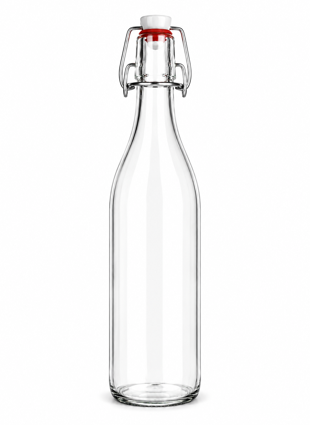 Beugelfles 1 Liter Helder Glas