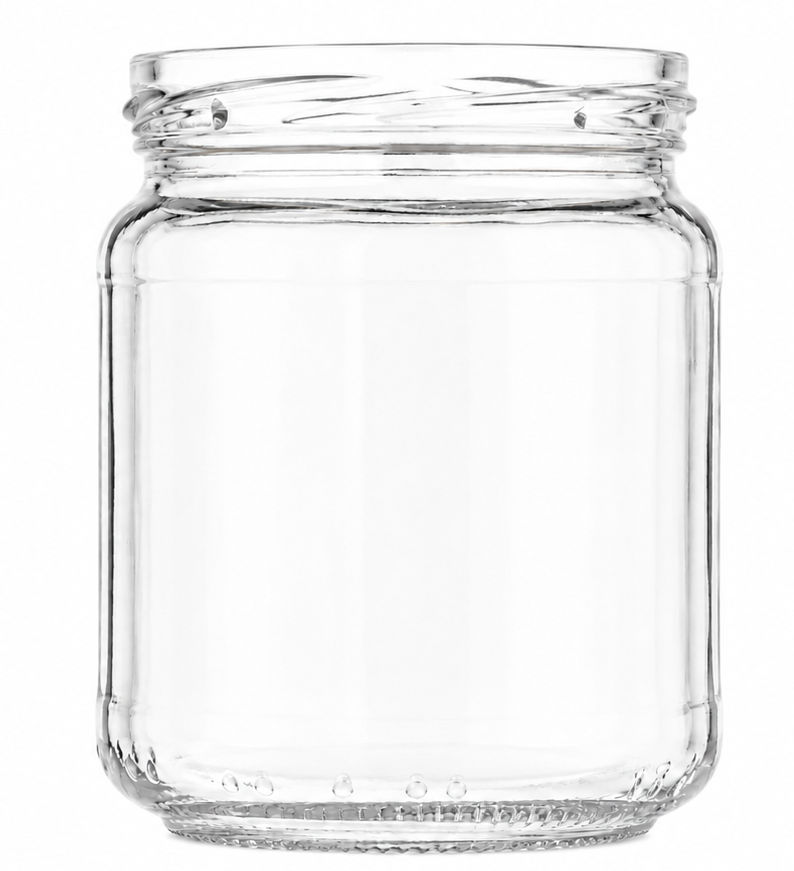 jampot 210ml met zonder deksel