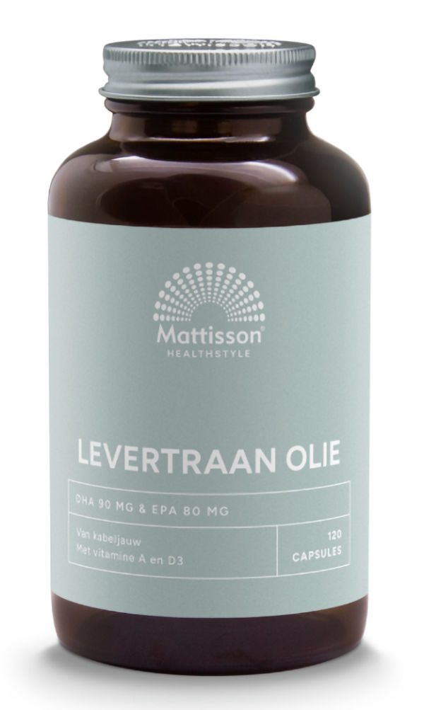 Levertraan Olie 1000mg - 120 capsules - Mattisson