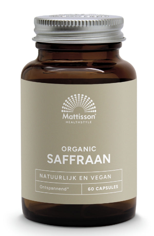 Biologisch Saffraan met Sunfiber &reg; - 60 capsules - Mattisson