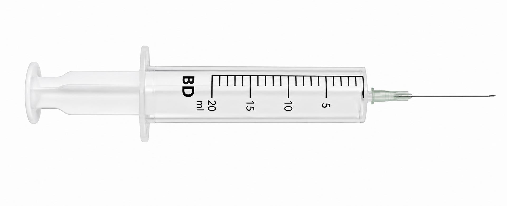 Injectiespuit 20 ml met 18G naald 1,2 x 40 mm