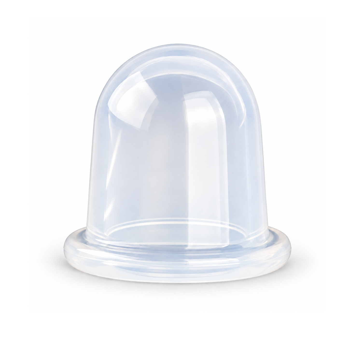 Siliconen cupping cup Medium met brede rand