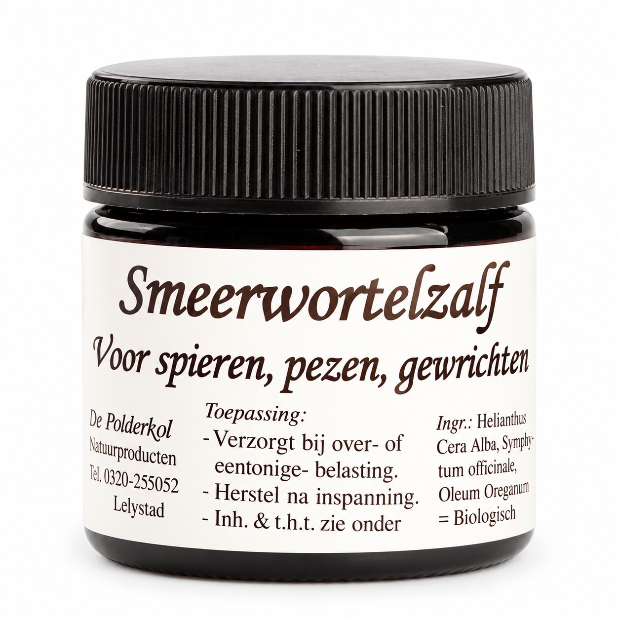 de Polderkol - Biologische Smeerwortelzalf EKO 30 ml