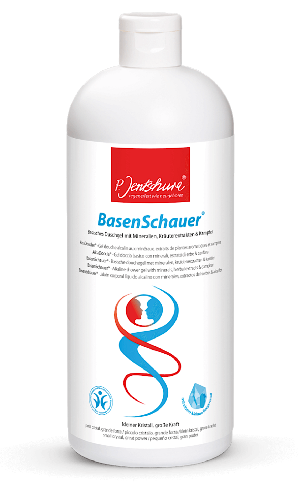 P. Jentschura BasenSchauer basisch douchegel 1000 ml voor circa 300 douches