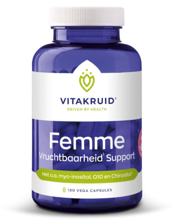 Vitakruid - Femme Vruchtbaarheid Support - 120 vega capsules