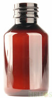 PET Fles / Medicijnfles 100ml Amber Veral 28/410