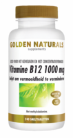 Golden Naturals Vitamine B12 1000mcg 240 tabletten