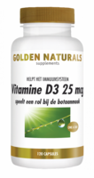 Golden Naturals Vitamine D3 25mcg 120 softgels