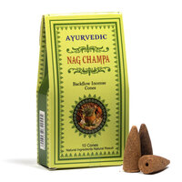 Ayurvedische Nag Champa Backflow 10 Wierookkegels