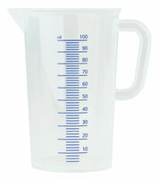 Maatbeker Kunststof / Polypropyleen - 100ml