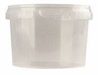 Emmer met Deksel 565ml Transparant