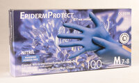Handschoenen Disposable Nitrile Blauw Medium - 100 stuks - EpidermProtect